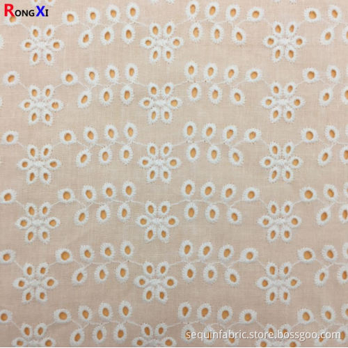 embroidery Plastic Cotton Pants Fabric